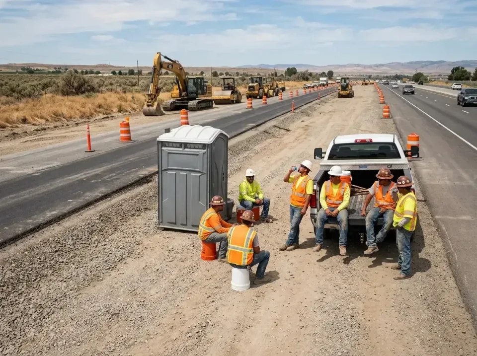 highway-road-construction-crew-007 — frequently asked questions, Porta Potty and Restroom Rentals in Mountain View, AR